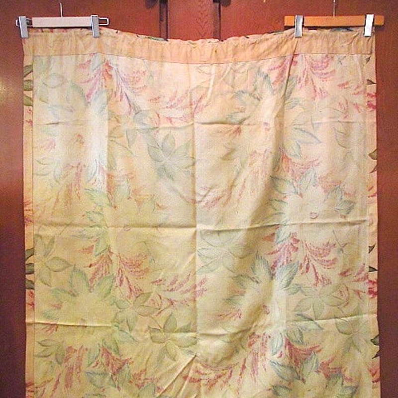 ビンテージ40's○花柄カーテンD○200803s5-fbr雑貨アンティーク ビンテージ40's○花柄カーテンD○200803s5-fbr雑貨アンティーク