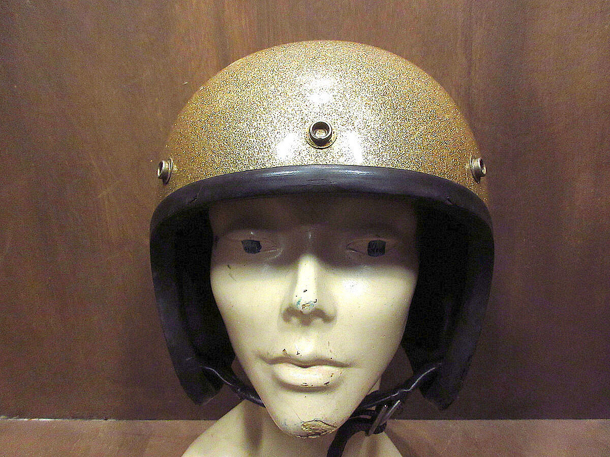 ヘルメット　ヴィンテージ　1960s Sシェル　USA製 Yahoo!オークション - 1960年代 BUCO ガーディアン Sシェル ブコ