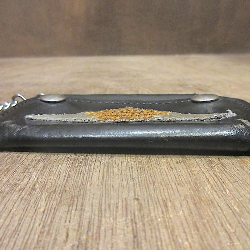 ビンテージ○HARLEY-DAVIDSONレザーバイカーズウォレット○260408z2-wlt