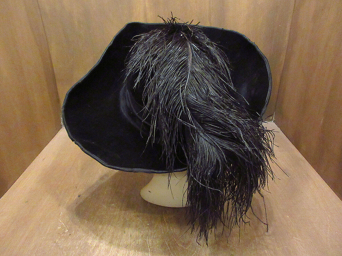 ヴィンテージ Pat's Hats ベロア ハット itimi 70s ヴィンテージ Pat's Hats ベロア ハット itimi 70s ヴィンテージ