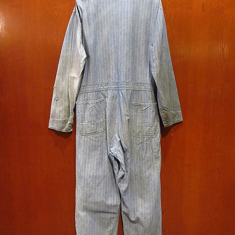 トップス 70s sears HBT all-in-one ビンテージ70's○Sears HBTオールインワンsize 44T○240110i2-m-a