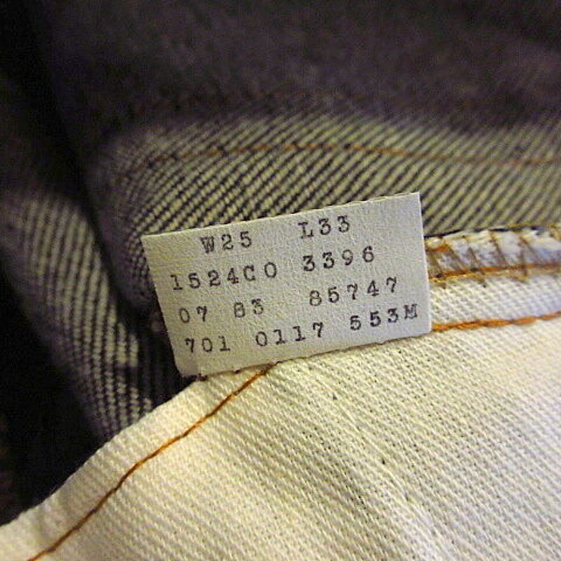 ビンテージ80's○DEADSTOCK Levi's 701-0117 STUDENT W25