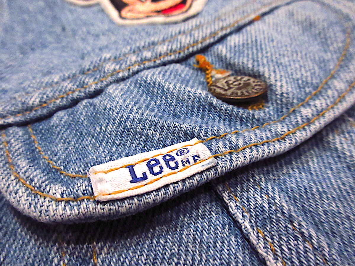 ビンテージ80's90's○レディースLeeワッペン付きデニム ビンテージ80's90's○レディースLeeワッペン付きデニム