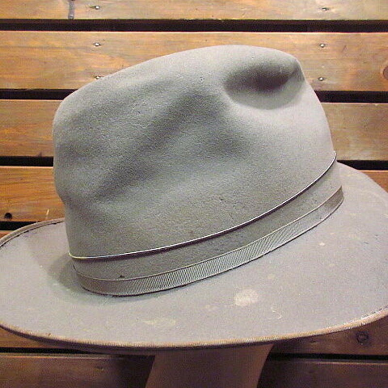 50'sフェドラハット　ドブス ビンテージ50's○Dobbs WESTWARDフェドラハットグレーsize 7 5/8○20