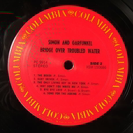 Simon and Garfunkel●Bridge Over Troubled Waterシュリンク付きCOLUMBIA PC 9914●211109t1-rcd-12-rkレコード米盤US盤米LP
