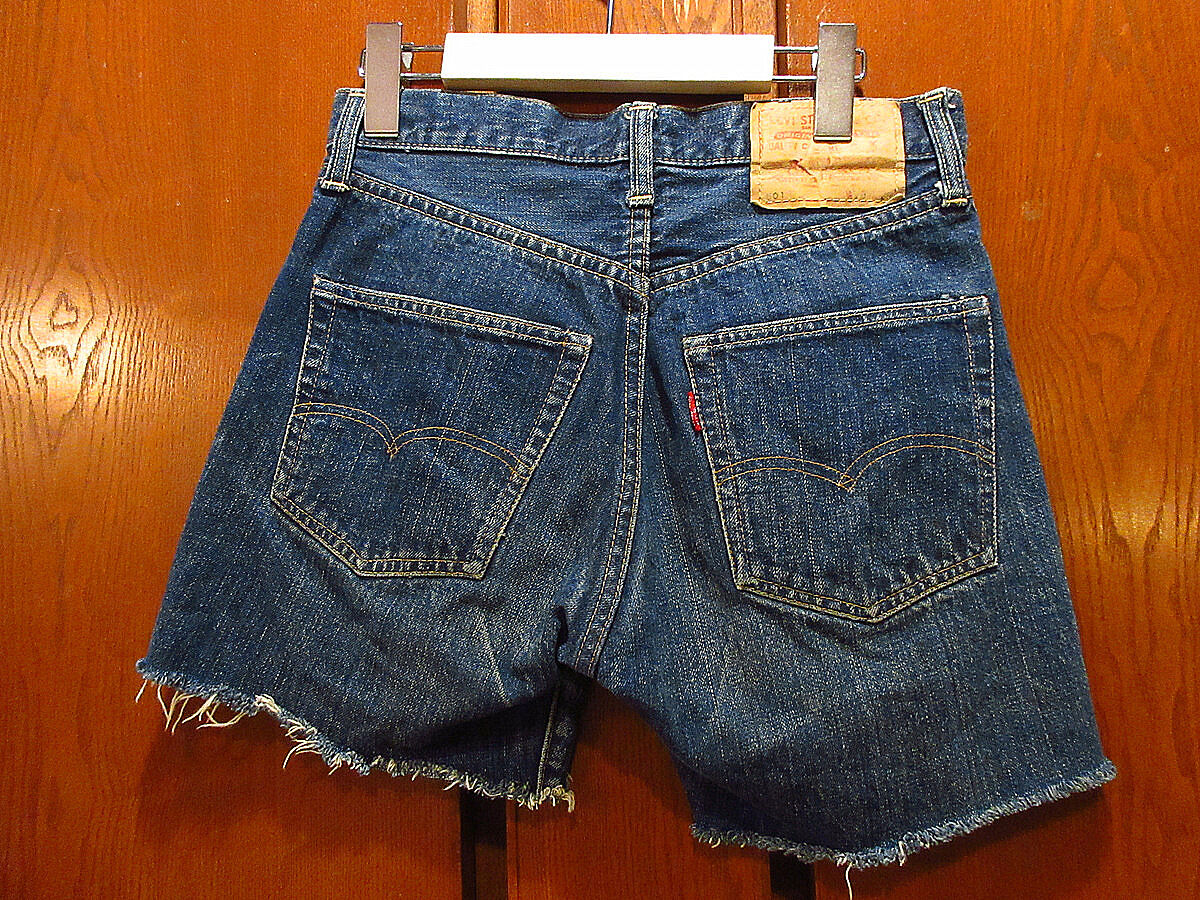 リーバイス 501 ビッグE デニム カットオフ ショートパンツ 60s 70s 古着 60年代 リーバイス Levis リーバイス501 ビッグE BIG E V