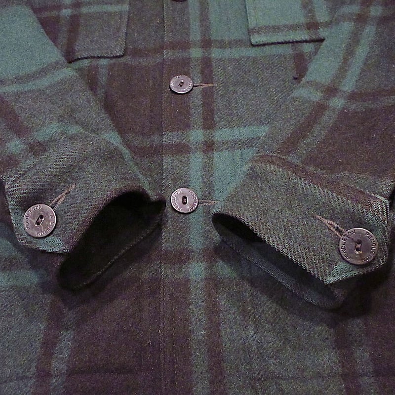 ビンテージ70's○PENDLETONチェックシングルマッキーノジャケットsize