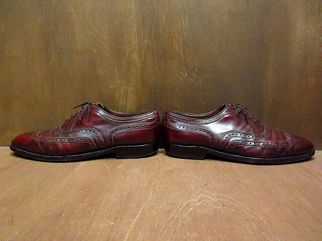 Allen Edmonds McAllister ウイングチップシューズ赤茶 11C○2103