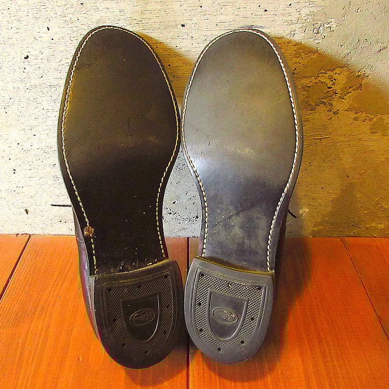ビンテージ80's○U.S.NAVYサービスシューズ黒size 8R○231031k5