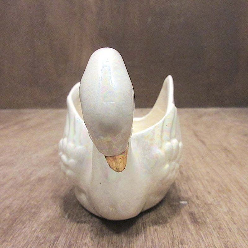 ビンテージ○スワンモチーフセラミックプランター○251009z6-otclct