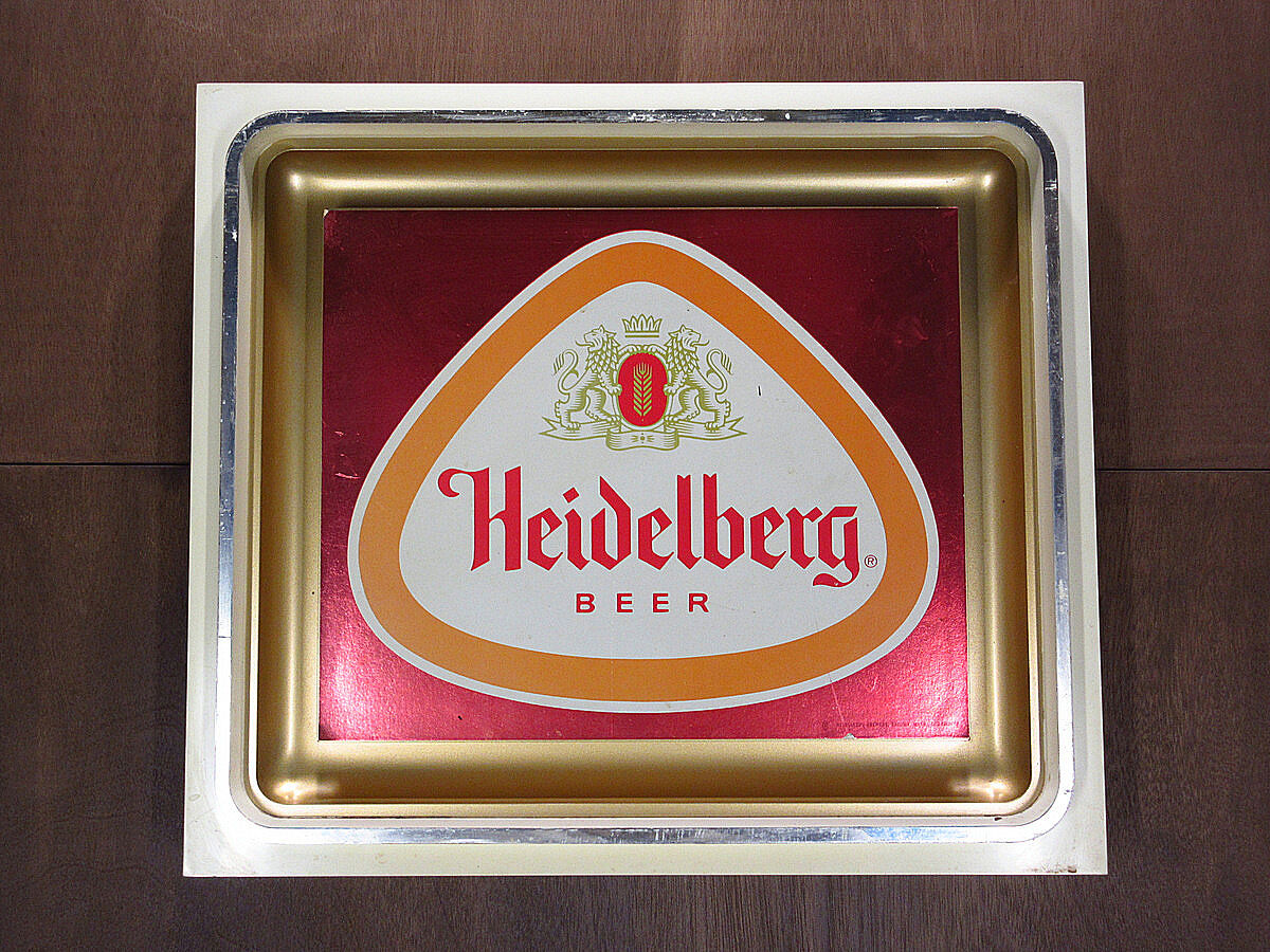 ビンテージ○Heidelbergビールサイン○210411n3-sign ハイデルベルク 