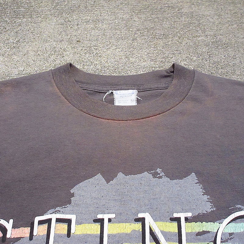 ビンテージ80's○STINGワールドツアーTシャツグレーsize M○240522i5-m-