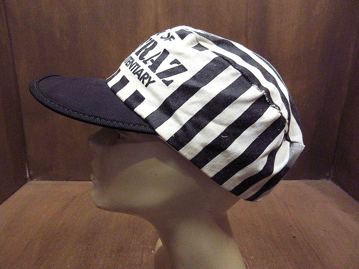 ビンテージ　アルカトラズ刑務　囚人帽子　プリズナーキャップ　囚人服 fit=scale-down,w=1200