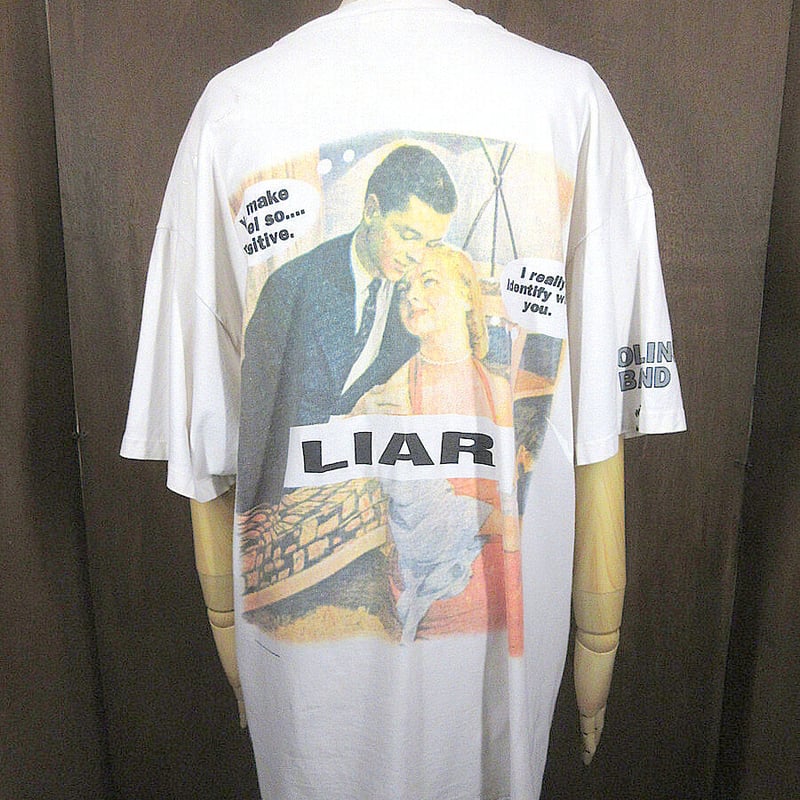 ビンテージ90's○ROLLINS BANDプリントTシャツ白size XL ビンテージ90's○ROLLINS BANDプリントTシャツ白size XL