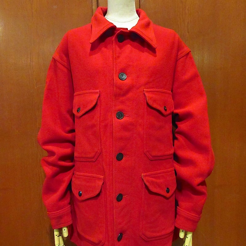ビンテージ70's○PENDLETONシングルマッキーノジャケット赤XL