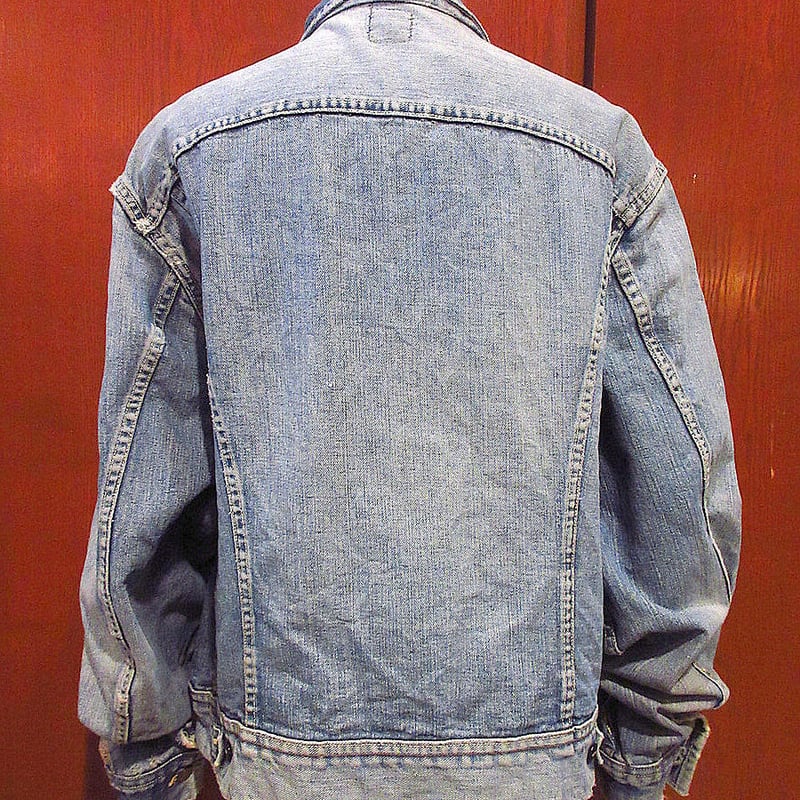 ビンテージ60's○Lee 101-Jデニムジャケットsize 44-L○220222s5 ビンテージ60's○Lee 101-Jデニムジャケットsize 44-L○220222s5