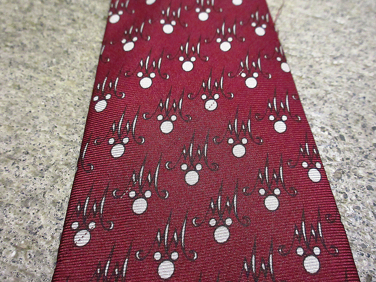 ビンテージ70's○ミッキーマウス総柄シルクネクタイ○230920i1 ビンテージ70's○ミッキーマウス総柄シルクネクタイ○230920i1