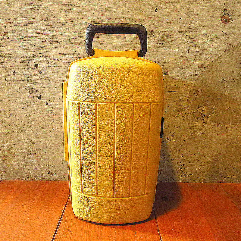 ビンテージ70's○Coleman 200A用クラムシェルケース黄○241025k7