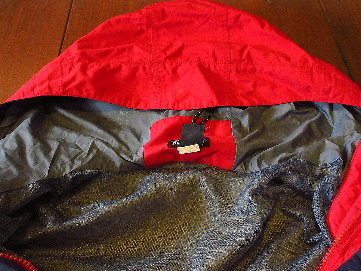 patagonia 赤 ストームジャケット　パタゴニア 90s patagoniaパタゴニア Storm Jacket ストームジャケット