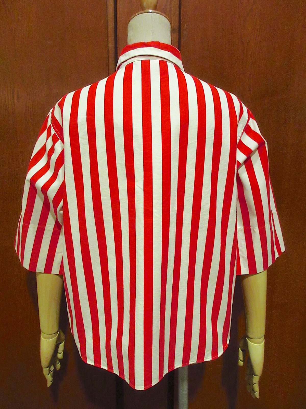 Catalina ヴィンテージ ネイビー 半袖シャツ USA製 Da Vinci Rayon Open Collar S/S Shirt 濃紺 XL ダ