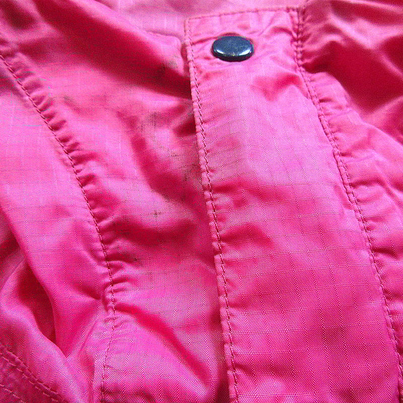 ビンテージ90's○Patagoniaナイロンアノラックパーカ 青×ピンク size M