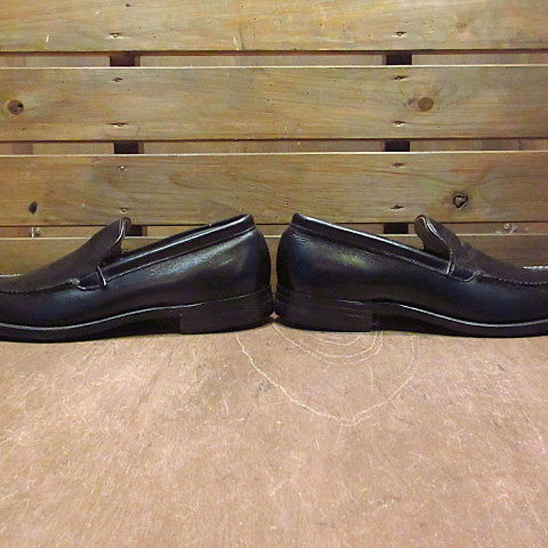 ビンテージ50's○DEADSTOCK Bondshireヴァンプローファー黒8 1/2 B○