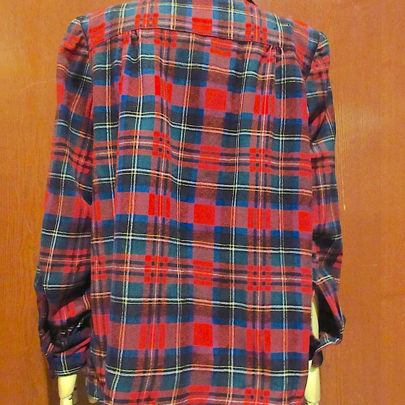 ビンテージ40's50's○PENDLETONレディースチェック柄ウールジャケット