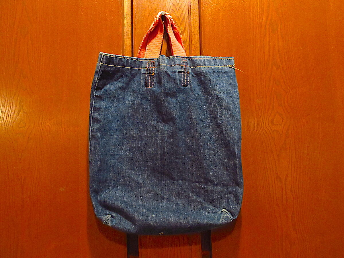 ビンテージ70's○Levi'sデニムトートバッグBIG E○230116r4-bag