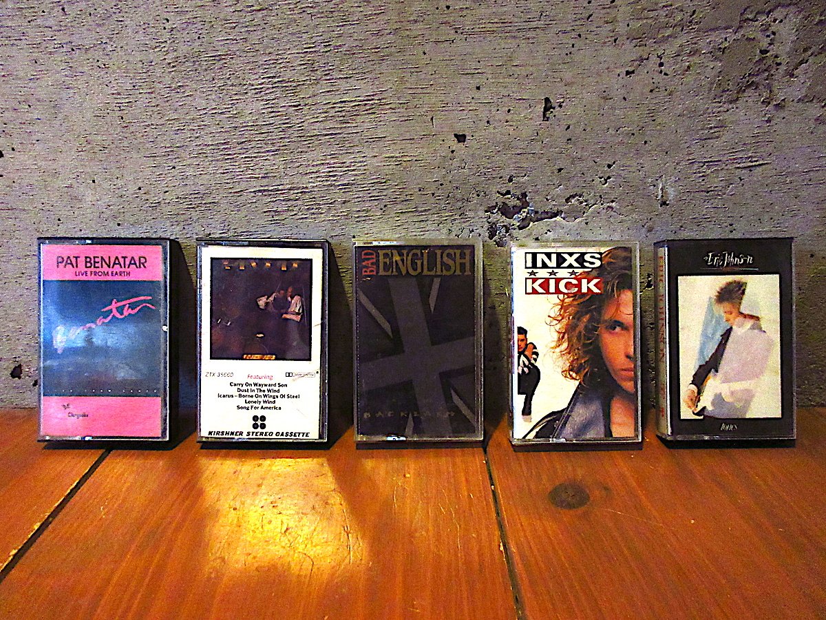 テープコレクション クラシックロック ビンテージ○ロック系カセットテープ5点セット○251206d1-otclct音楽