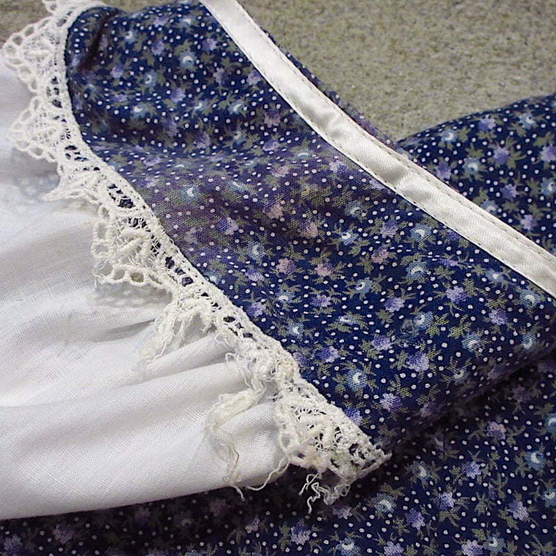 ビンテージ70's○GUNNE SAX小花柄長袖ワンピース○220531i4-w-lsdrs