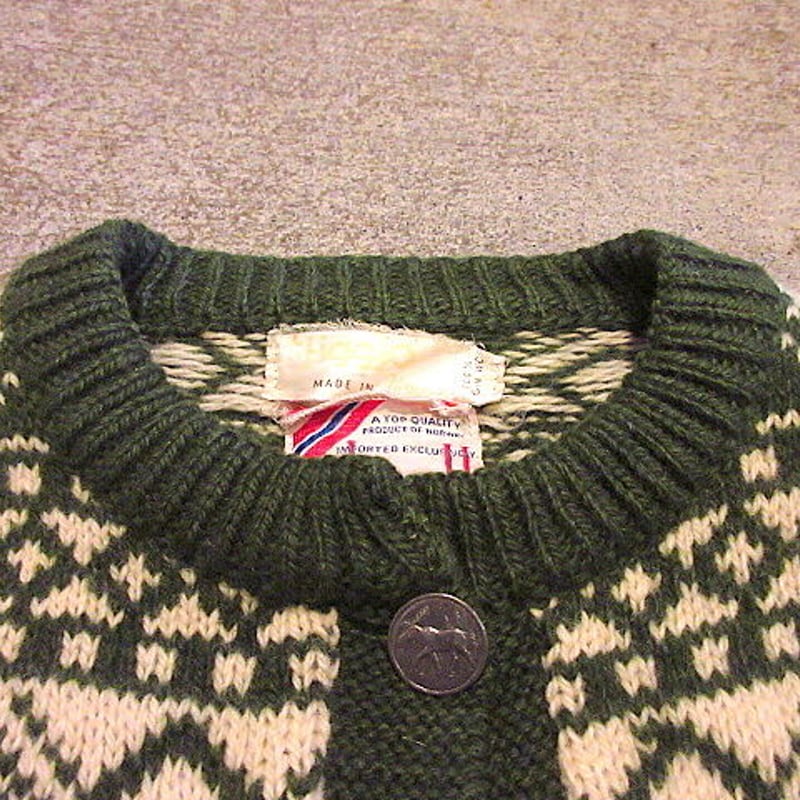 おティン　レミニッセンス　スキー柄セーター　ビンテージ ロカビリー 楽天市場】手編み 70s ビンテージ □ ダンサー 絵柄 ショール