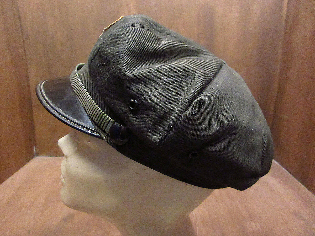 ビンテージ50's○HARLEY-DAVIDSONモーターサイクルキャップ7 3/8○2104