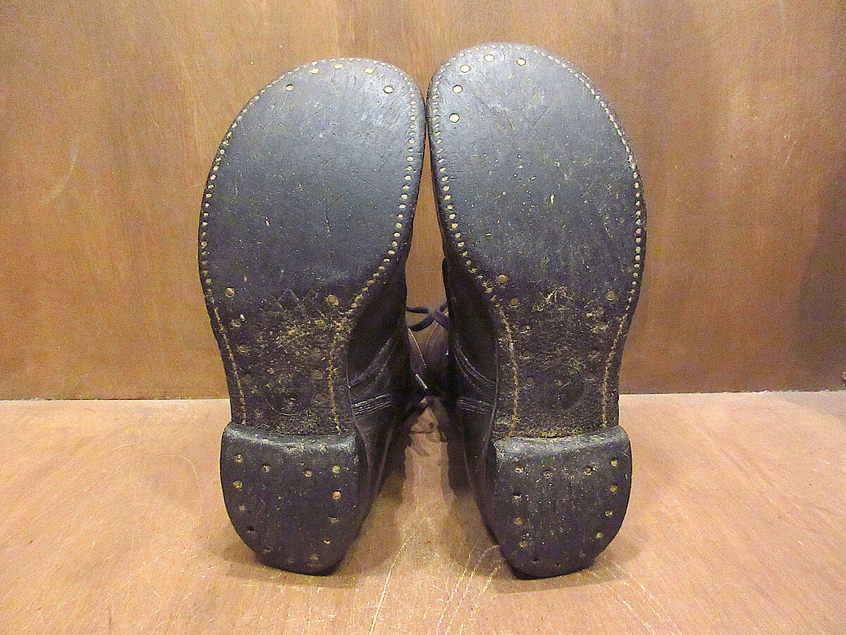 ビンテージ50's○U.S.ARMY M-48コンバットブーツ焦げ茶size 8 1/2W○2