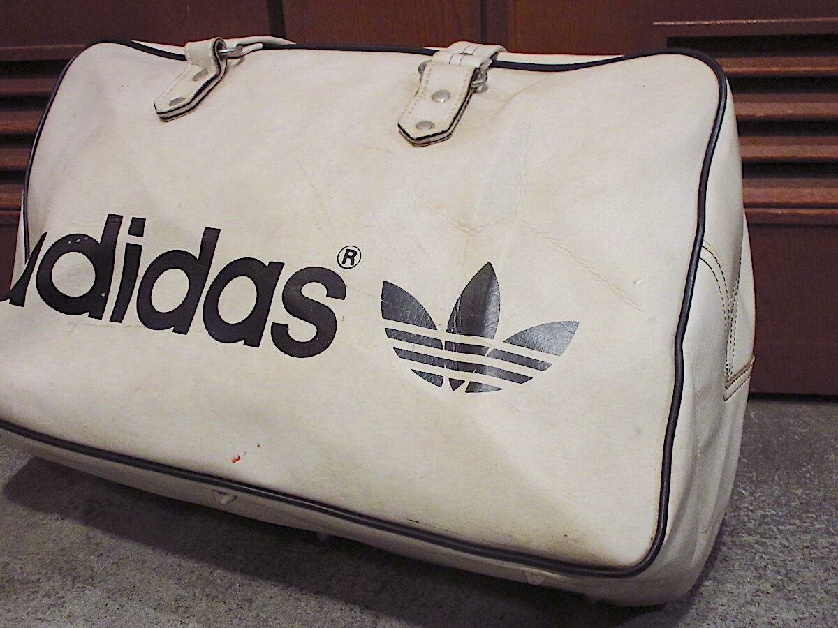 ビンテージ70's○MADE IN FRANCE adidasボストンバッグ○220917r5...