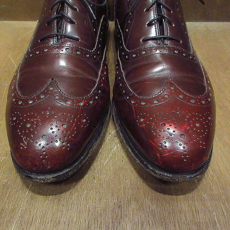 ビンテージ○Johnston & Murphy Heritageレザーウイングチップ ビンテージ○Johnston & Murphy Heritageレザーウイングチップ