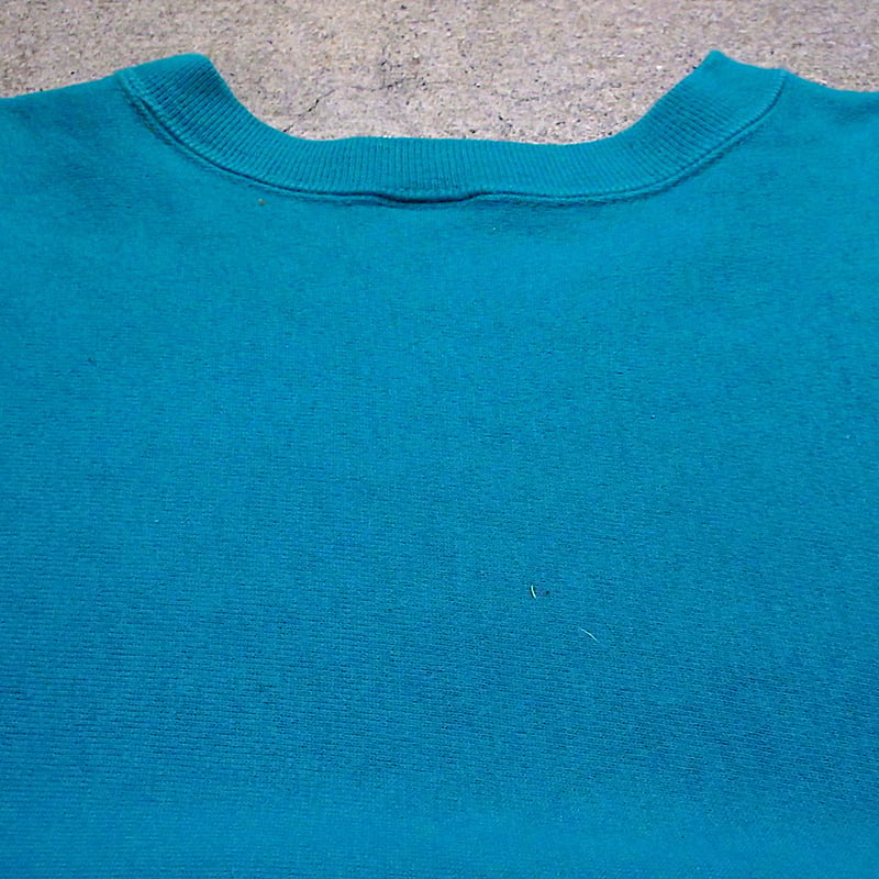 ビンテージ90's○Championリバースウィーブスウェットターコイズ