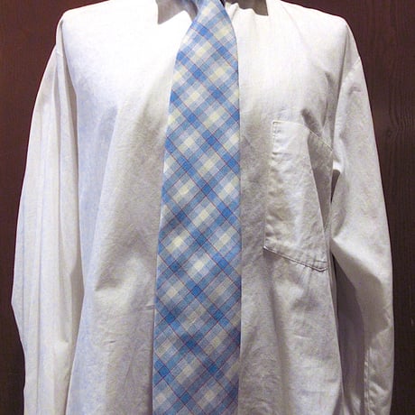 ビンテージ80's●PENDLETONチェックウールネクタイ●250212m7-nctペンドルトンファッション雑貨小物