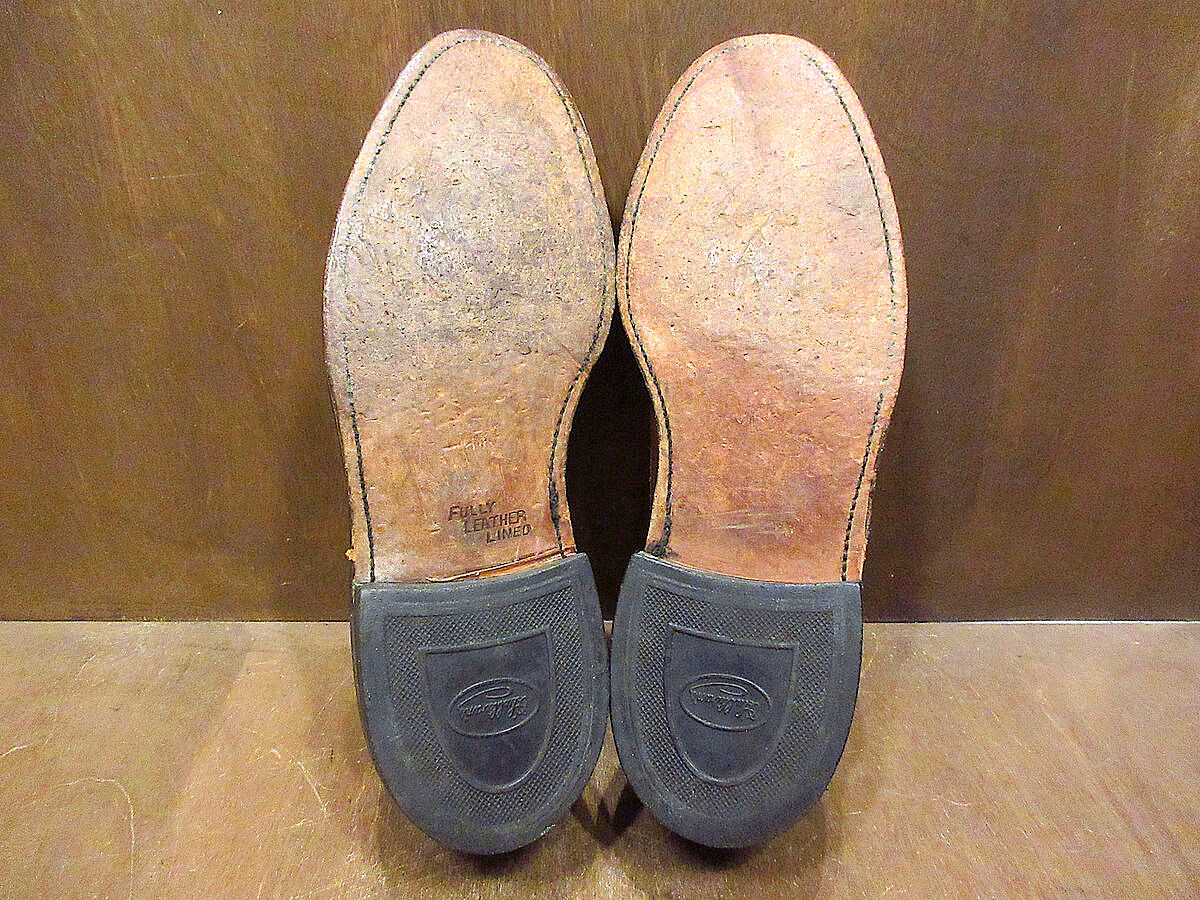 ビンテージ70's○JC Penneyウィングチップシューズ 茶size 10 M ビンテージ70's○JC Penneyウィングチップシューズ 茶size 10 M