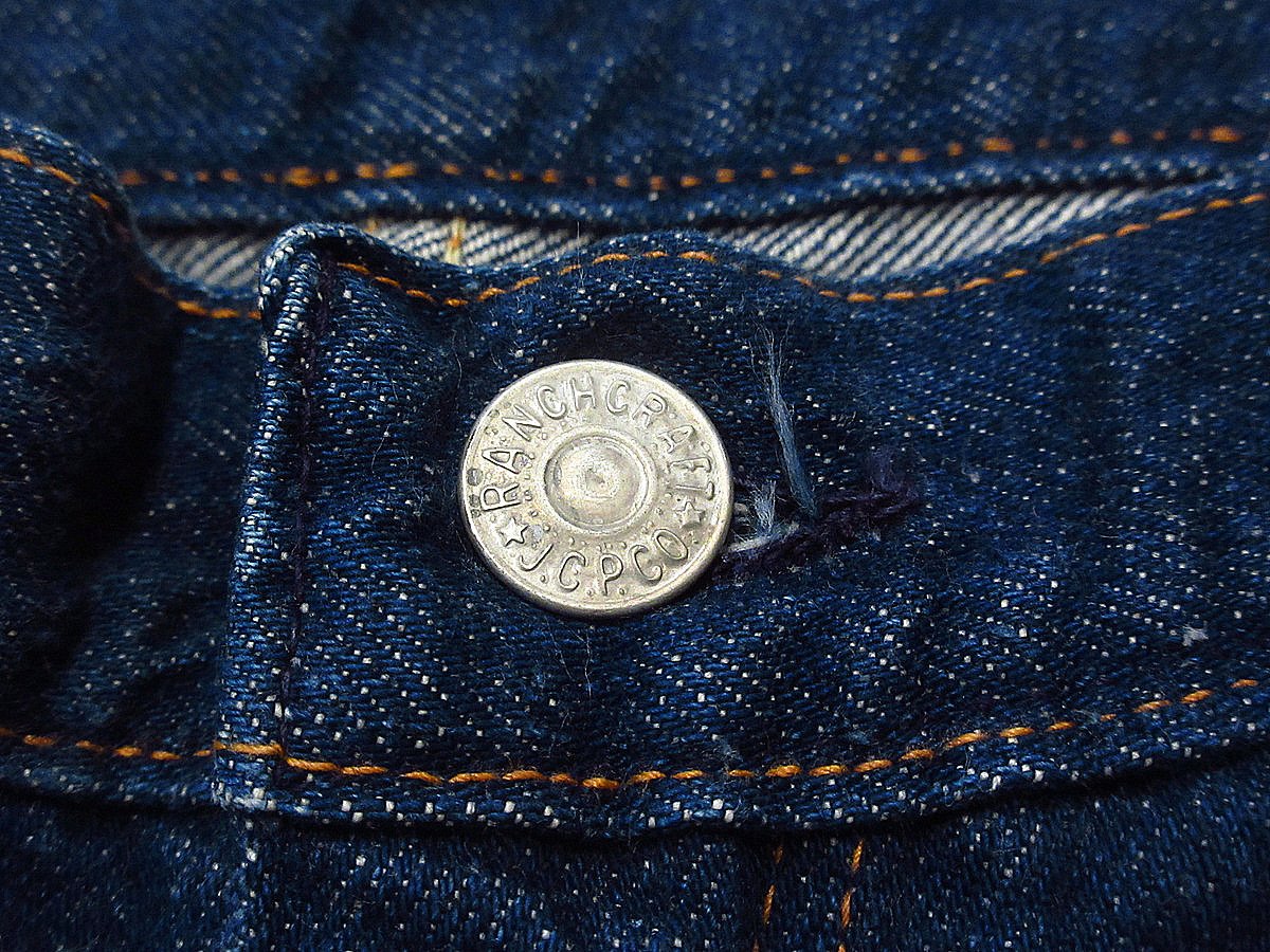 ビンテージ60's70's○Penneys RANCHCRAFTストレートデニムパンツ実寸W8