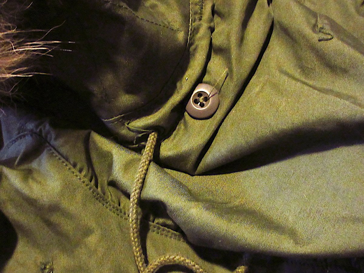 ビンテージ70's○DEADSTOCK U.S.ARMY M-65用コヨーテファーフード○25