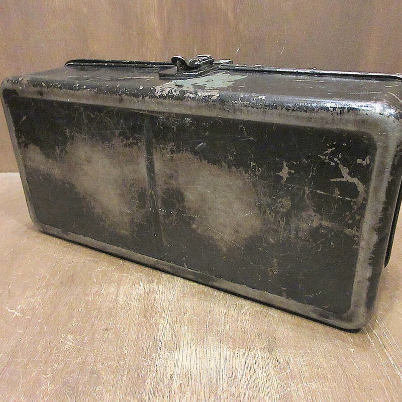 ビンテージ-60's○Union UTILITY CHESTツールボックス黒○230920j8