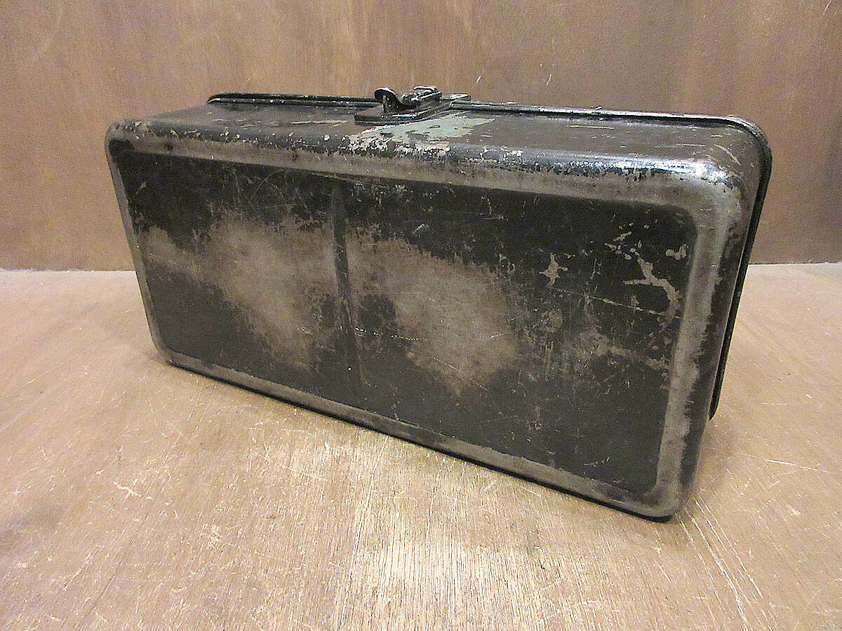 ビンテージ-60's○Union UTILITY CHESTツールボックス黒○230920j8