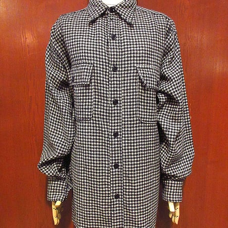 50s〜60s Brent(ブレント) ウールシャツ ビンテージ　筆記体タグ 50s〜60s Brent(ブレント) ウールシャツ ビンテージ 筆記体タグ