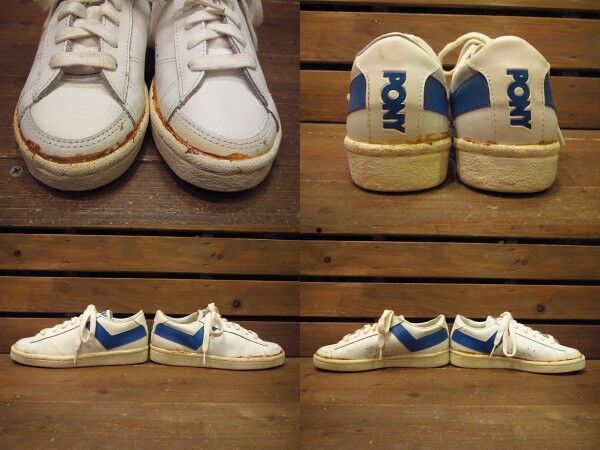 ビンテージ70's○DEAD STOCK PONYレザースニーカーSize3 ビンテージ70's○DEAD STOCK PONYレザースニーカーSize3