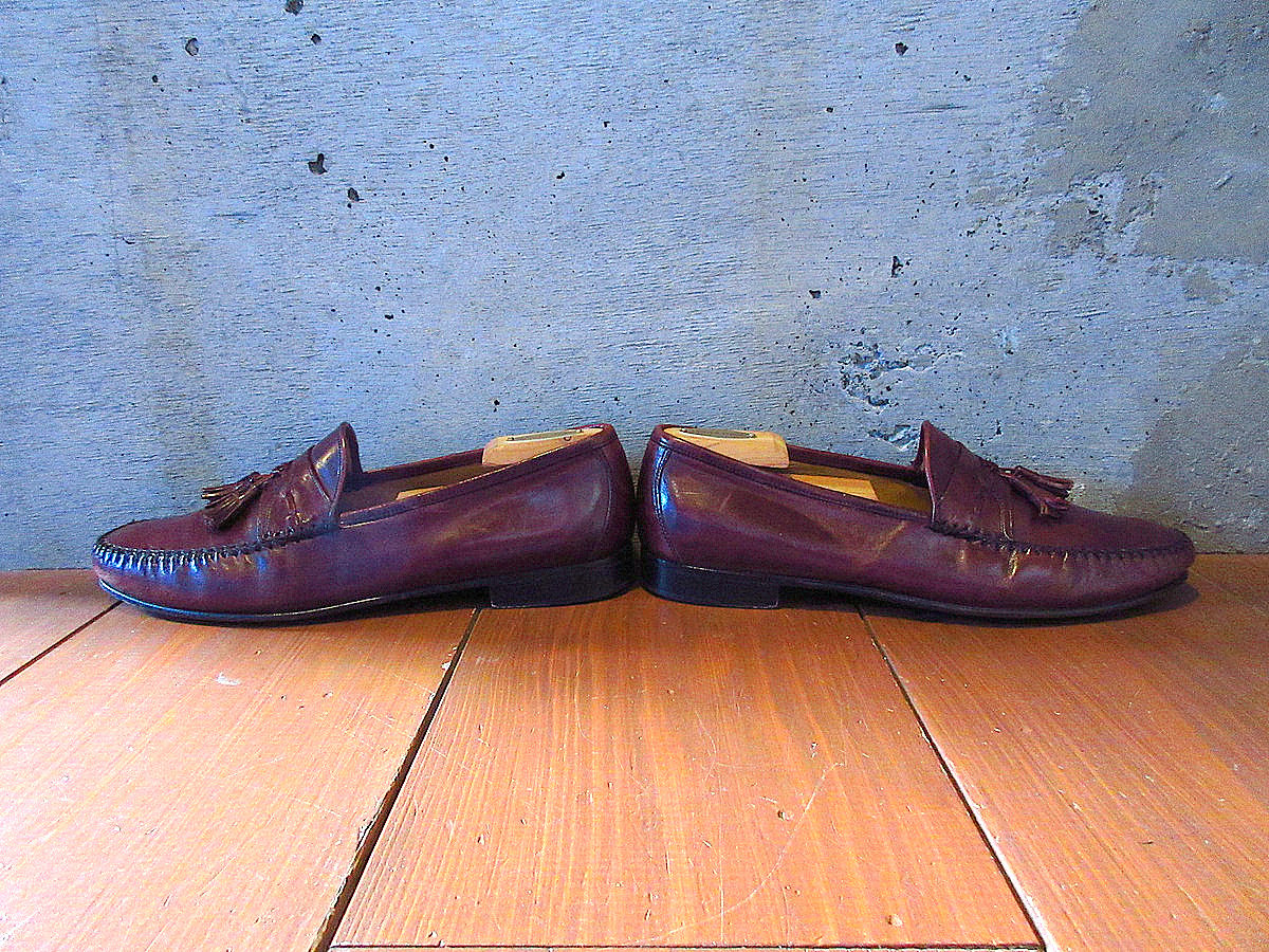 ビンテージ○NORDSTROMタッセルローファー赤茶size 10 1/2 M○241207k