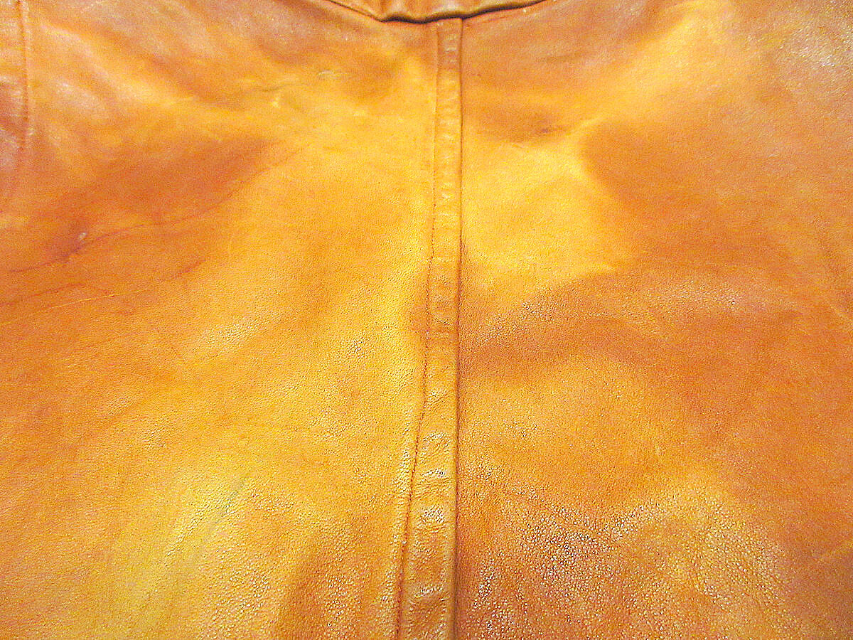 ビンテージ60's70's○レザーベスト茶○231005j3-m-vs古着1960s1970s