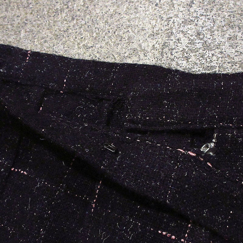 ビンテージ40's50's○レディースピンチバックネップ織りウール3Bスーツ