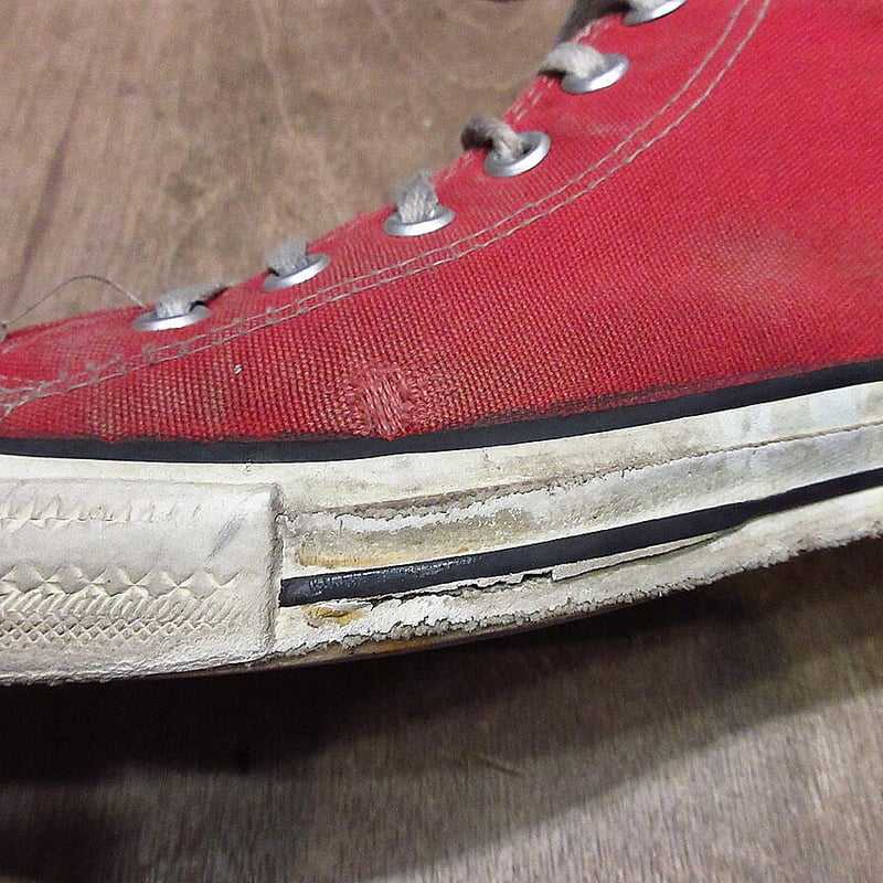 ビンテージ90's○CONVERSEオールスターHI赤size 9 1/2○230924i1-