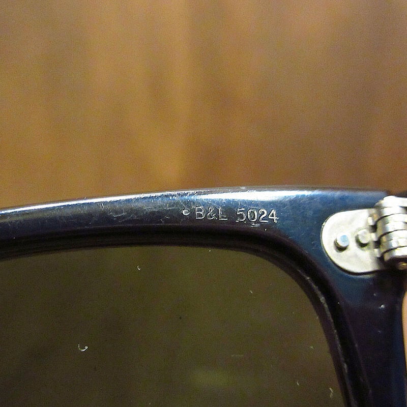 ビンテージ70's80's○ケース付きB&L Ray-Banウェイファーラー黒