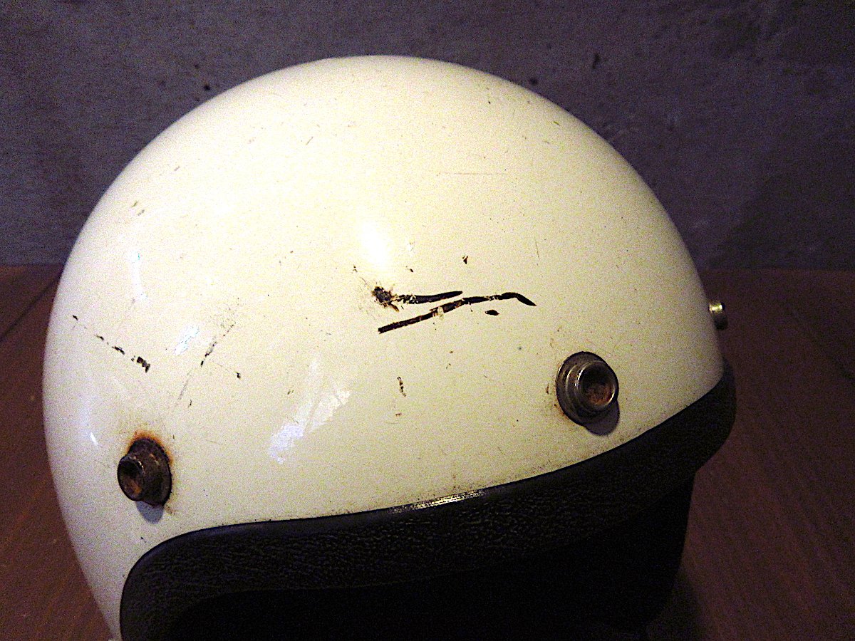 ビンテージ60's○ASC FURY300ジェットヘルメット白○260117j1-hlmt雑貨